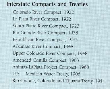 Colorado Water Law, 2003, prepared