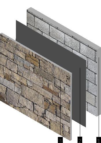 The wall can be made of concrete block, brick or any other solid or cavity wall masonry wall. 2.
