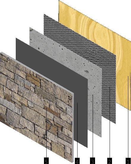 TIMBER OR STEEL FRAMED WALL FIXING DETAILS ADHESIVE ADHESIVE + FIXING CLIP 1. Timber wall installation requires a stable base for the panels to be fitted onto.