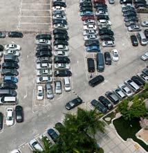 The graphical representation of parking spaces makes the management of the parking areas clear and easy.