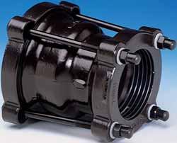 MAXISTEP MaxiStep couplings are designed to provide transitions between pipes of differing nominal bores, irrespective of the materials involved.