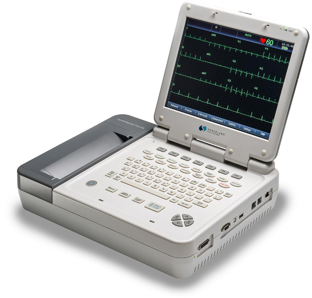 CardioExpress SL12A CardioExpress SL12A is a twelvechannel ECG designed for high volume use in busy departments.