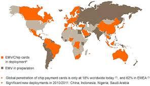 The State of EMV EMV Overview EMV (Europay, MasterCard and Visa ) initially developed the global specifications for chip-technology payment cards in 1994 Advanced payment technology that offers
