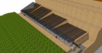 Embedment Depth Sub Base Step 2 Cut Geogrid Geogrid Reinforcement Cut in Lengths Designed by Engineer Geogrid Reinforcement Geogrid Strength Orientation Cut Geogrid Reinforcement to the length