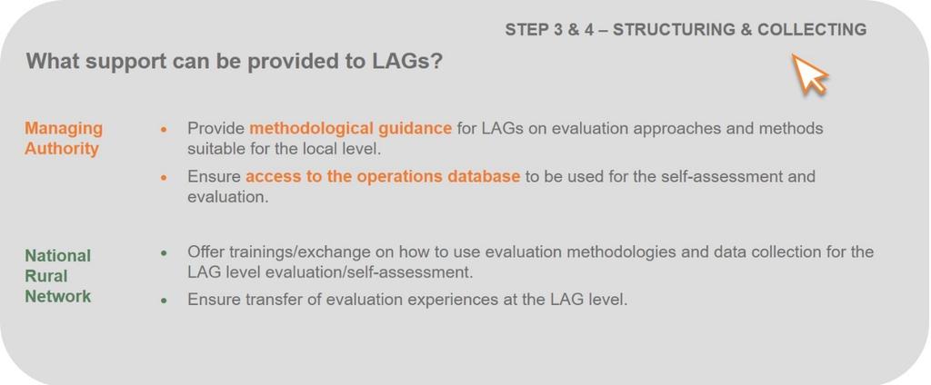 Guidelines: Evaluation of LEADER/CLLD at the LAG level f.