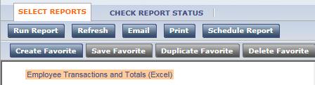 Commonly Used Reports Time Detail Report: Displays detailed data about each Associate s punches, duration, and pay code