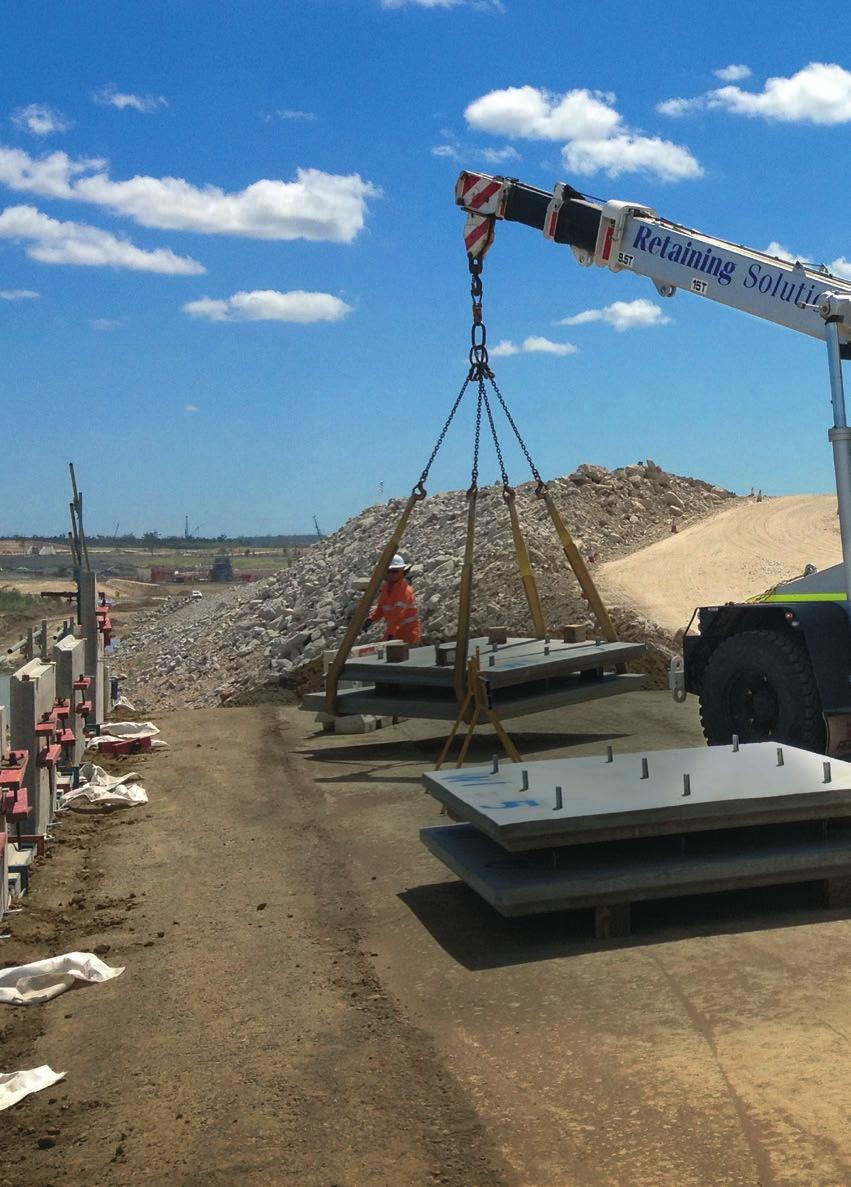 Retaining Solutions maintains a significant selection of specialised that is maintained and compliant for materials handling and earthworks and certified to begin work on the most safety conscious of