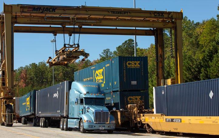 KEEPING INTERMODAL IN YOUR SITES serve local markets, but also to reach a substantial portion of the U.S. population within a one-day drive.
