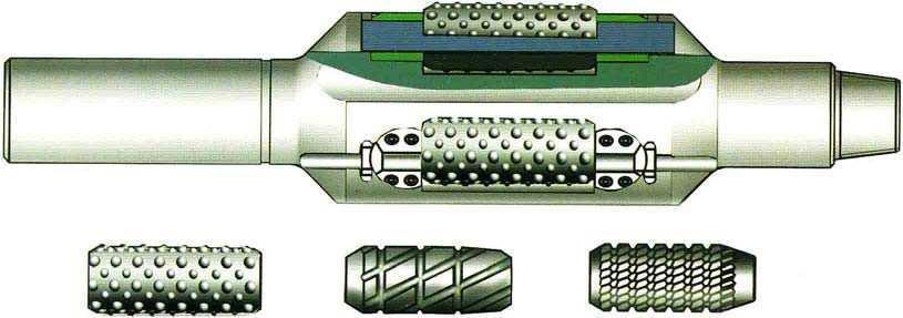 V. ROLLER REAMER Roller Reamers are designed for reaming and stabilization in any type of formation. All parts of the tool are made of special alloy steel and heat treated fro hardness.