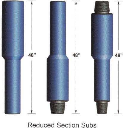 The drill bit, downhole tools, heavy weight drill pipe and drill pipe can be crossed over using a straight OD sub.