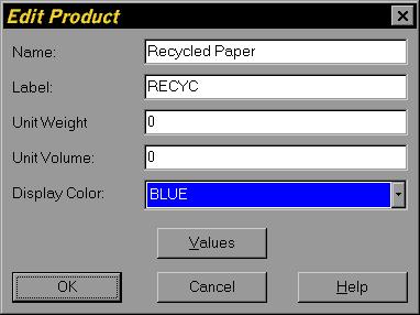 Product Characteristics Product Edit Window Differs from other products Size Weight