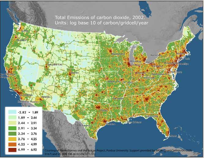 Human CO2 footprint in the