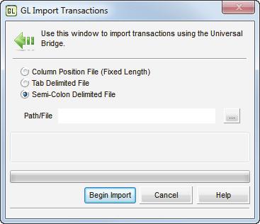 Importing Donation Records from DonorExpress to Denali After you export your donation records to a text file from DonorExpress, you can import them into the General Ledger module.