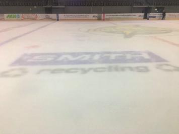 YOUR BRAND ON ICE Large scale branding permanently painted under the ice.
