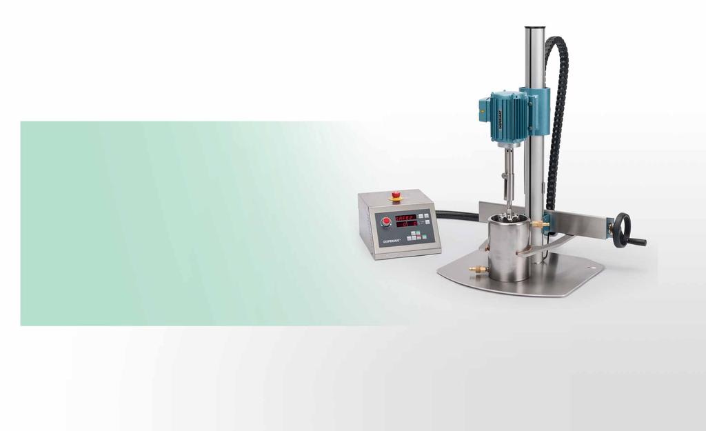 01 DISSOLVER DISPERMAT CV-PLUS The established all rounder for the laboratory. In a new design with electric height adjustment. Flexible. ful. Innovative.