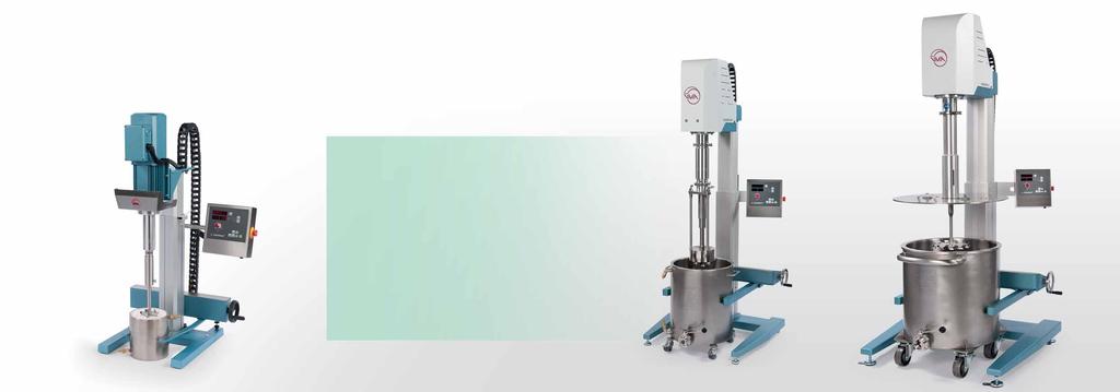 t 01 DISSOLVER DISPERMAT CN The all rounder with electric height adjustment for laboratory and pilot plant up to 7.