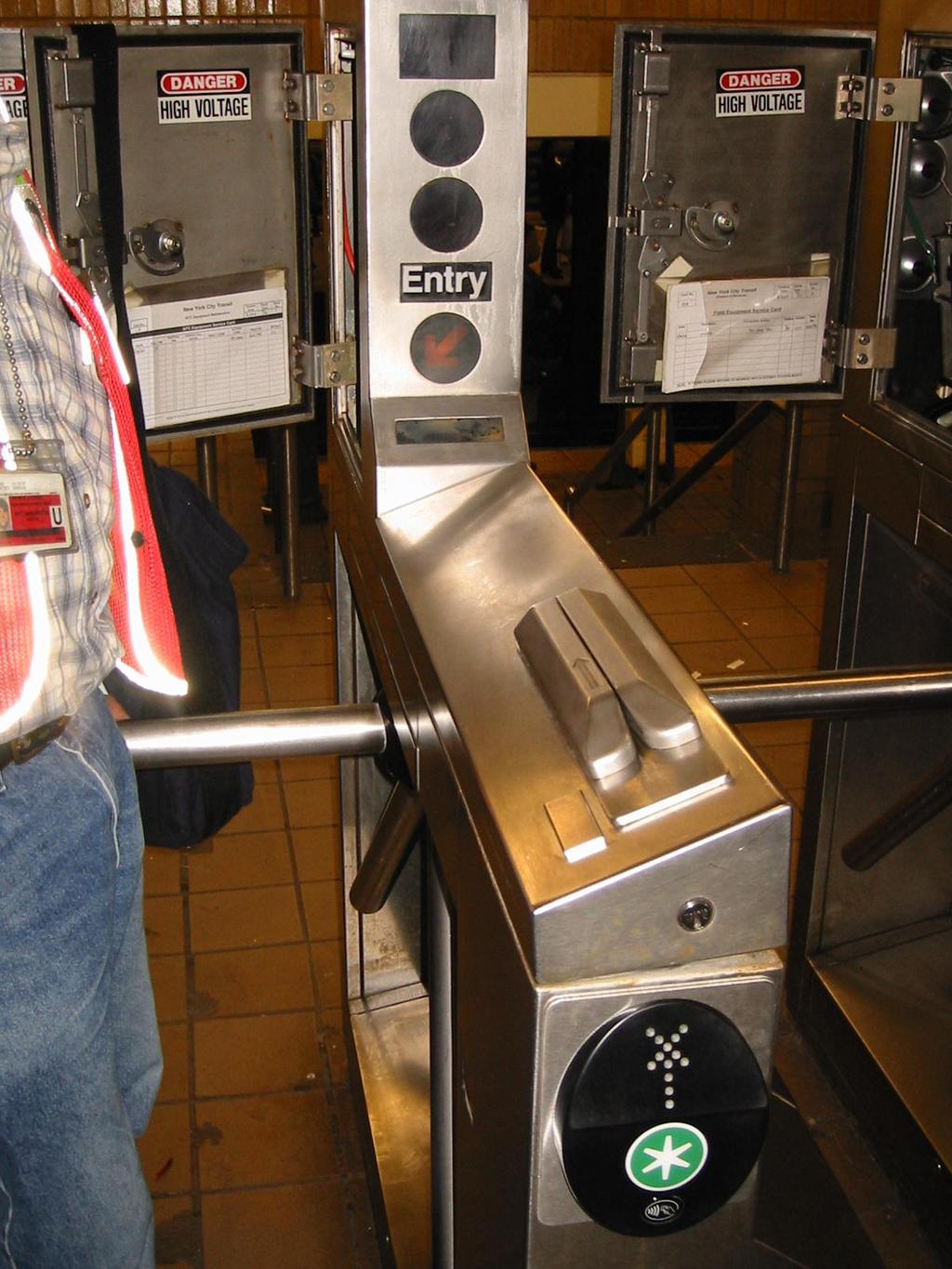 New York Mass Transit Authority Terminal/Reader Installation 4 Removed coin slots