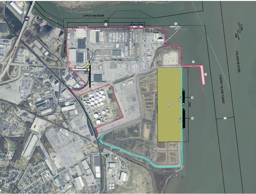 Alt 2C - Wilmington Harbor South (Land) to capture additional demand Land Use/Acquisition Challenges Likely Environmental Permitting No Land Use issues for a Container Terminal Acquisition of the