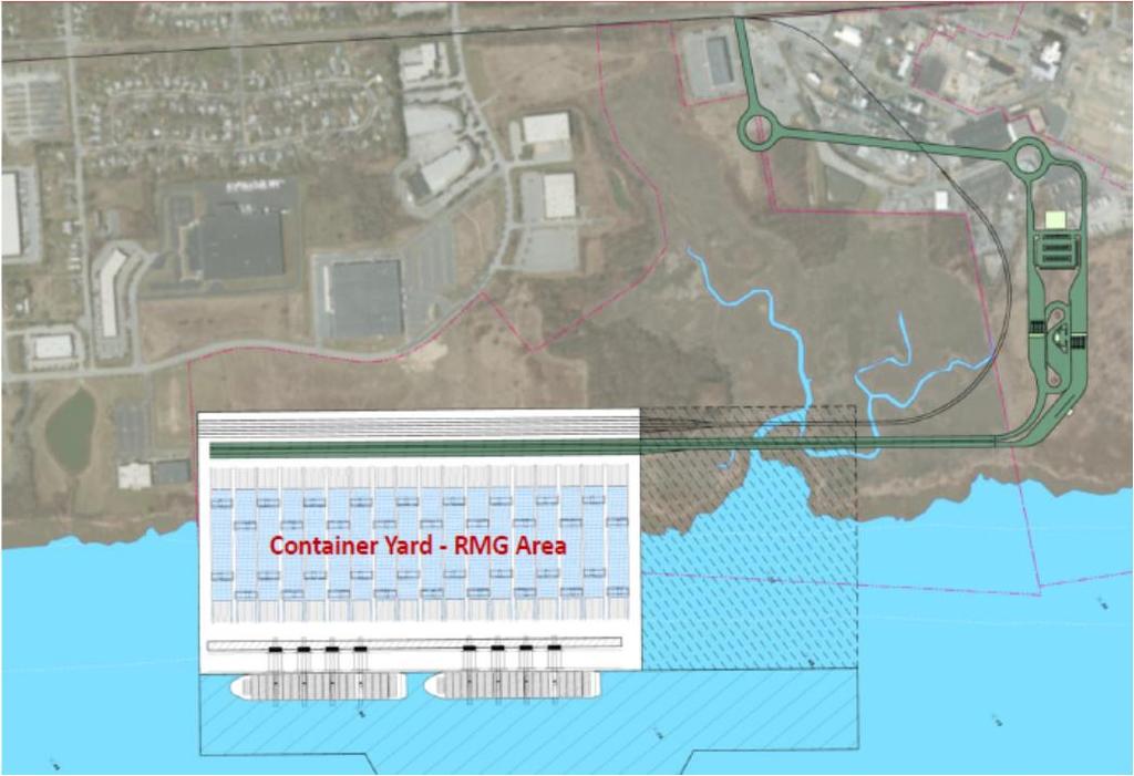 Alt 3 Riveredge to capture additional demand Land Use/Acquisition Challenges Likely Environmental Permitting Legislative Action Dredge Management No Land Use issues for a Container Terminal
