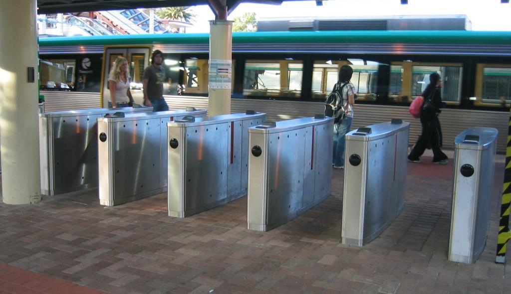 Proposed Solution Gates which are open as their default state for free flow of people Passengers can go through without