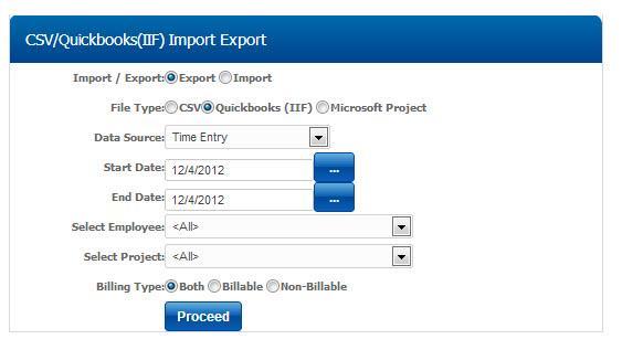 Define your data export start date and end date.