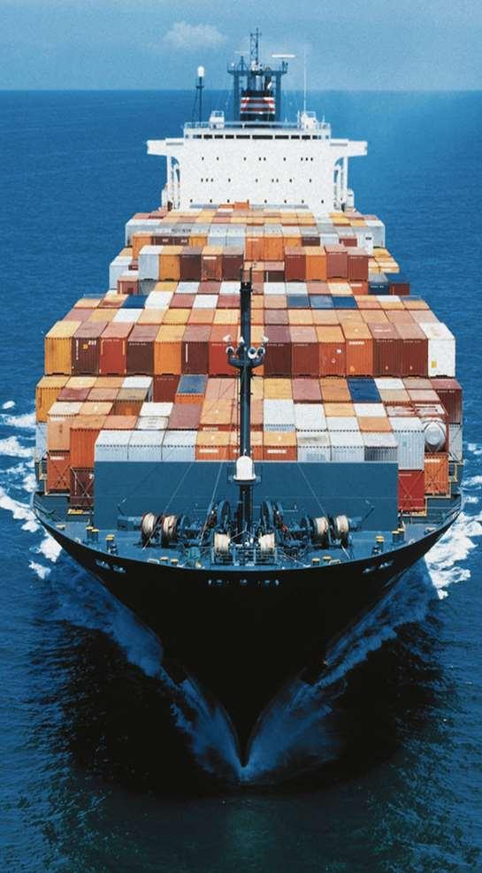 Ocean Freight TRANSCOM carries out international cargo delivery via marine transport.