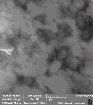 Despite the fine-crystal structure, the samples had a low flexural strength of 260 MPa for 1150 C and 230 MPa for 1350 C sintering temperatures.