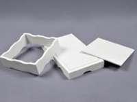 PRESSED BOX SAGGARS Material: cordierite/mullite PRESSED SETTERS Material: