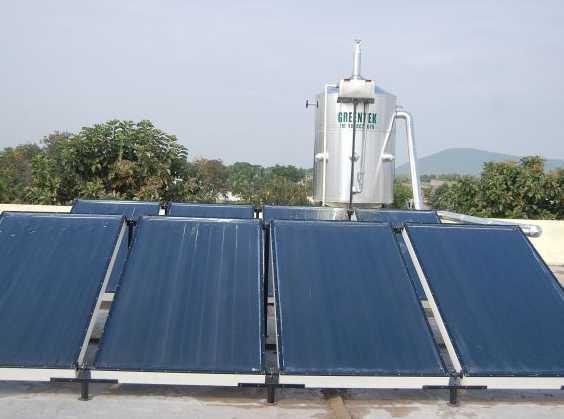 SOLAR THERMAL Solar Water Heater - Flat Plate Collector Type of Collectors : flat plate Collector Size : Collector box details : a) Size:05mmx105.