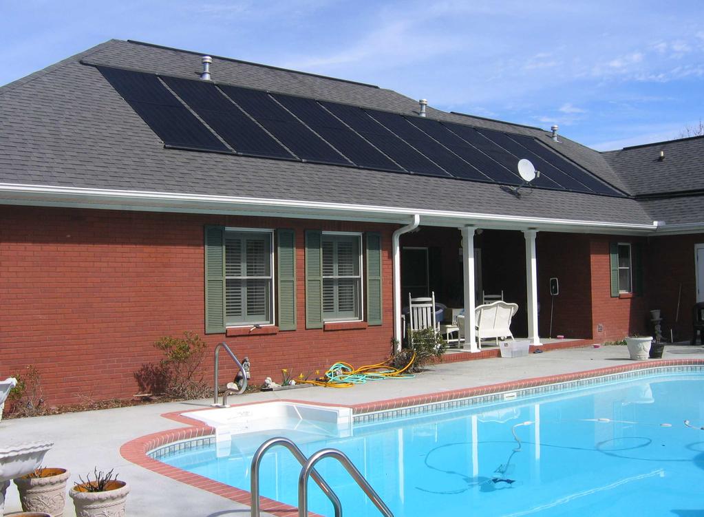 SOLAR THERMAL Solar Power swimming pool heating system Evacuated We can significantly reduce s w i m m i n g p o o l heating costs by installing a solar pool heater.
