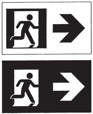 7 Door frame Existing illuminated exit sign as may be required by building code Door frame Existing illuminated exit sign as may be required by