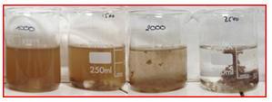 Viscosified water treatment / «conventional» additives 500ppm HPAM 500ppm Oil 4 Water