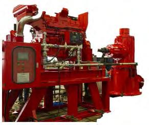 END-SUCTION FIRE PUMP NFPA20 Standard UL listed, FM approved Electric motor or diesel engine driven with air or water cooling Q (m3/h) : 22 ~ 511 H