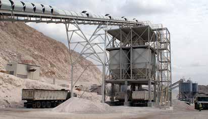 FAV VOLLERT, whose products are integrated as the key components in these individual Quarry Mining unloading stations.
