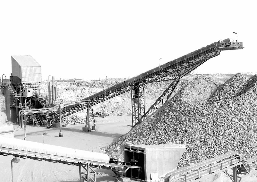 MINERAL PROCESSING PLANTS > 50 STANDARD PLANTS OFF-SHELF > INDIVIDUAL PLANTS > BEST QUALITY AT MAXIMUM CAPACITY > HIGHEST PLANT AVAILABILITY > MAXIMUM EFFICIENCY Design and Engineering of Quarry