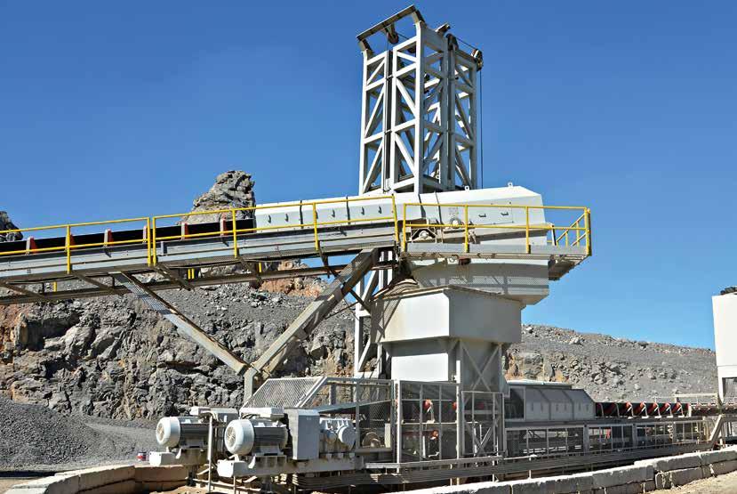Quarry Mining has designed, manufactured and installed various types of conveyor systems in different executions from approx. 1000 m length, to approx.