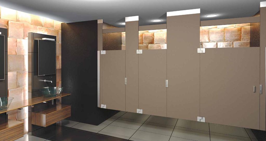 fast EASY MAINTENANCE Hiny Hiders Partitions Color: Bronze, Texture: Hammered, Hardware: Regal Hinge Configuration: