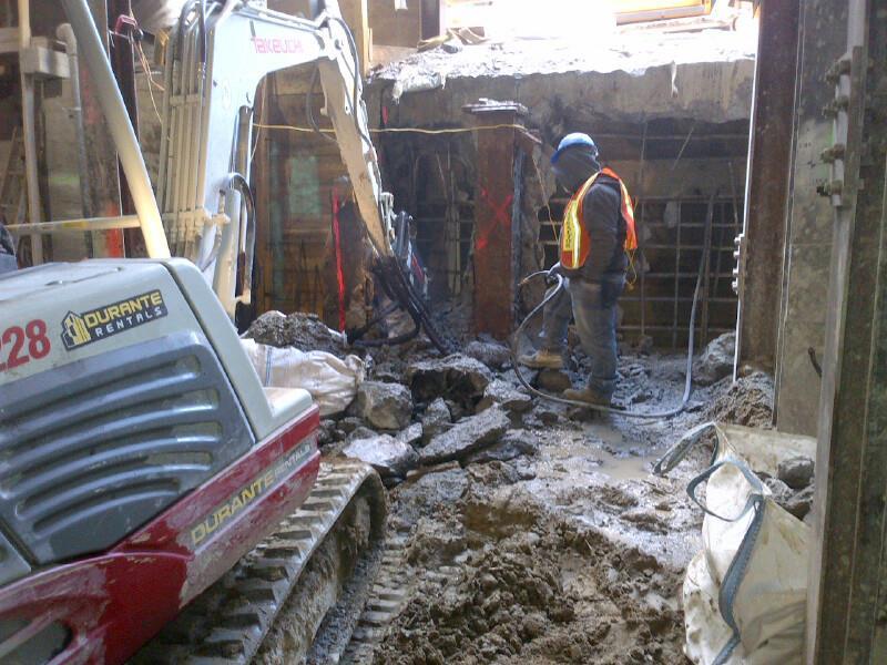 Current Progress Demolition at Entrance 1 (200