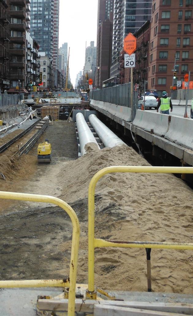 96th Street Station Progress Contract C2B is 58.7% complete as of January 1, 2015 Continued surface utility work on the east side of Second Avenue between 92 nd and 99 th Streets.