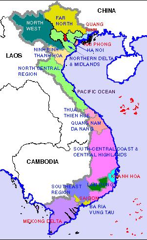 1. Introduction - Viet Nam (8º27( 27-23º23 N and 102º08 08-109º30 E) located in Southeast Asia, It s stretching 1,650 km from north to south consists of 3,260 km of coastline and about 3,000 small