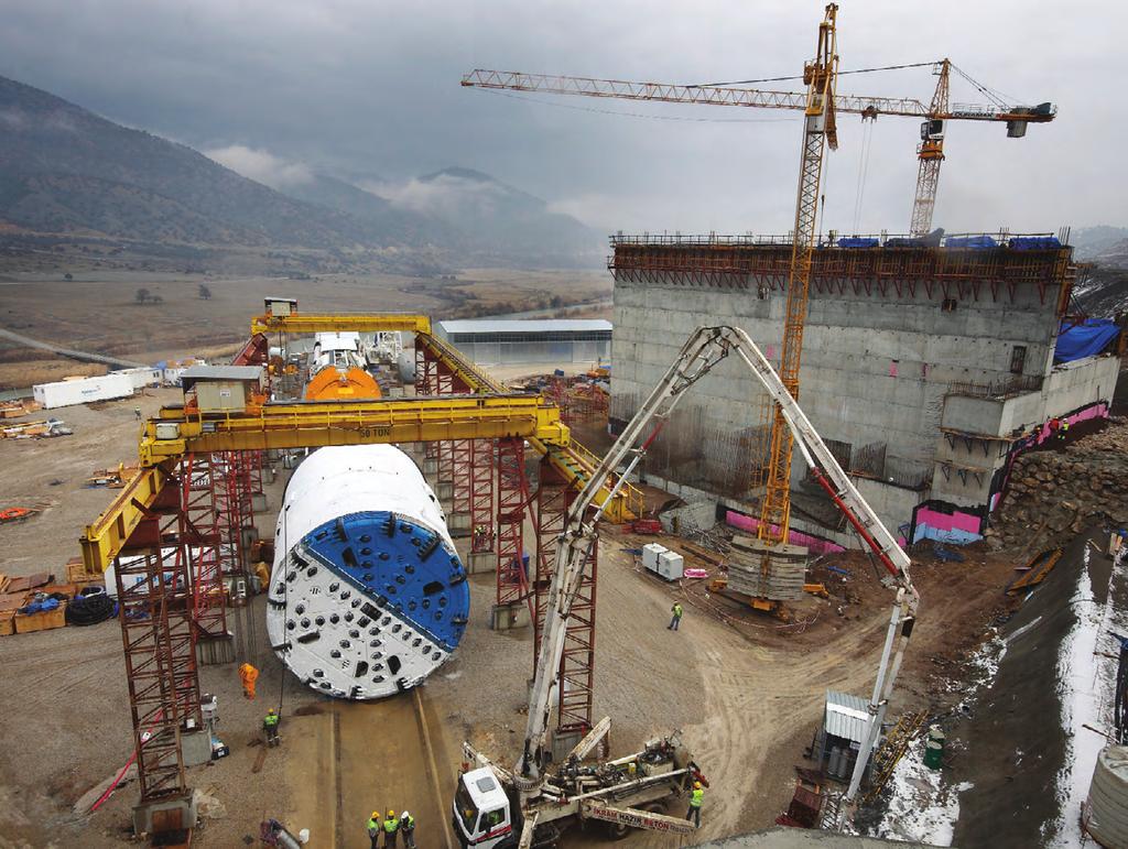The 10m diameter Robbins Double Shield machine used for Turkey s Kargi Hydroelectric project.