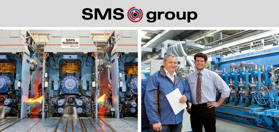 SMS GROUP Leaders in plant construction and machine engineering The SMS group unites global players in the construction of plants and machines for the processing of steel and NF metals, operating