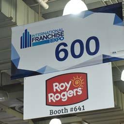 This is a great way to drive traffic to your booth. AISLE SIGN SPONSORSHIP Imagine your logo and booth number hanging from the Aisle Signs.