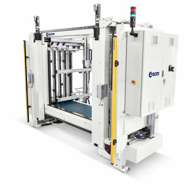 ction ws AUTOMATIC CABINET CLAMPS EFFICIENT CABINET ASSEMBLY by means of an integrated rack-and-pinion system PERFORMANCE AND EFFECTIVENESS thanks to the action of brushless motors allowing to