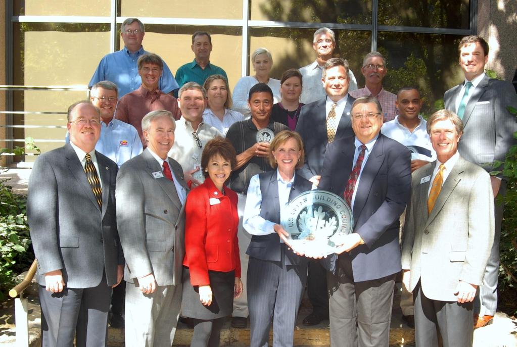 Core LEED Team, Executive and City Plano Dignitaries - 2009 Only LEED EB