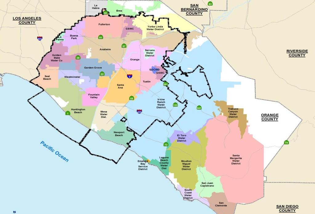 Special District formed in 1933 Manage the Orange County Groundwater Basin