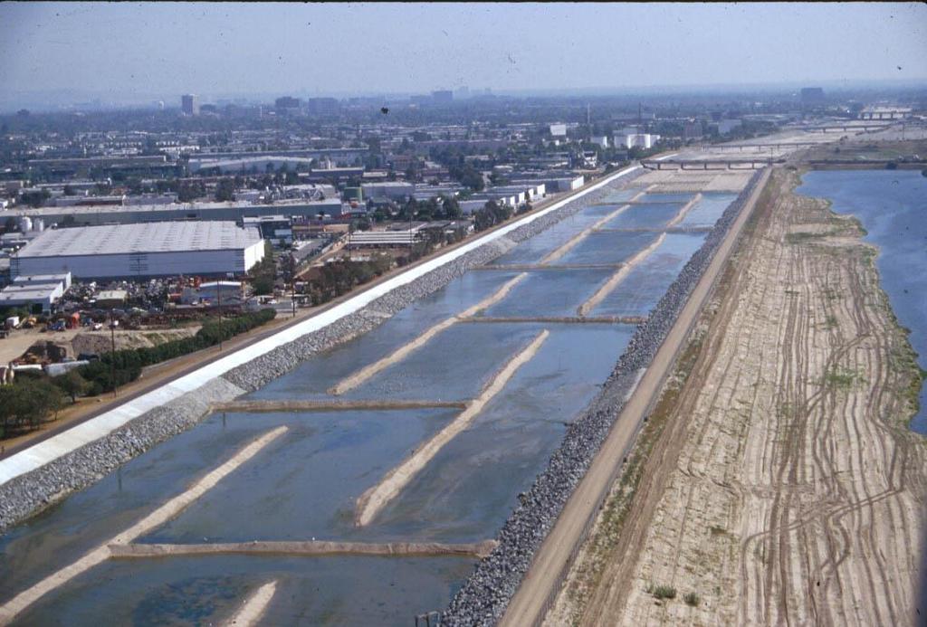 MANAGING SANTA ANA RIVER WATER Santa Ana River Burris Basin The T and L levees spread Santa