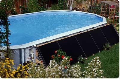 Solar pool heating A solar collector -- the device through which pool water is circulated to be heated by the