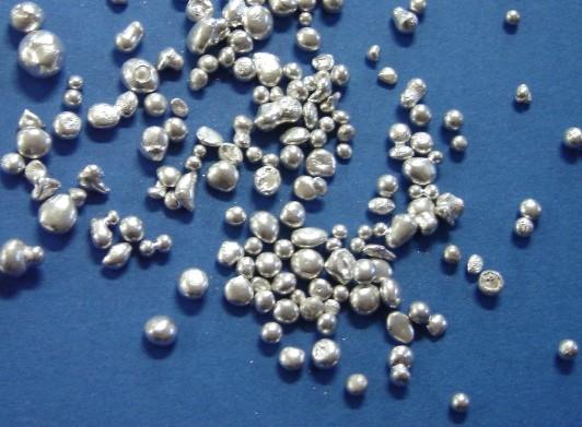 Silver granules 3. s of different widths and thicknesses 4.