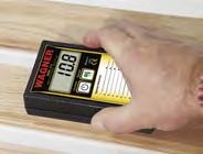 Taking Measurements In order to take correct moisture content measurements, ensure that the meter s specific gravity (species) setting is the right one for your species of wood as listed in the